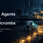 Environmental breadcrumbs connect successive agents and become signals for defenders.
